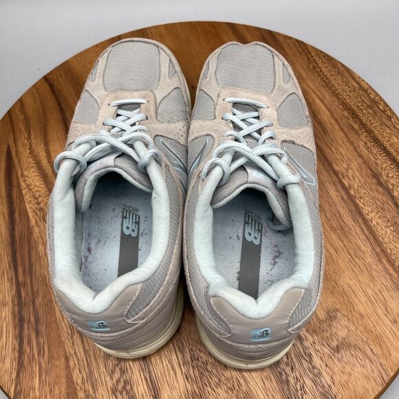 New Balance 877 Womens Shoes Size 11 2E Silver Blue Comfort Walking Sneakers - Picture 5 of 8